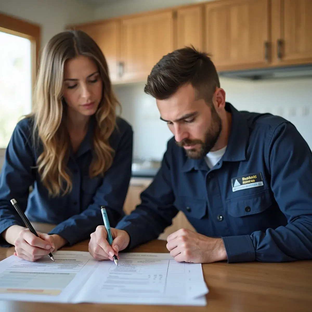 Seller completing a California real estate transfer disclosure statement about past water damage