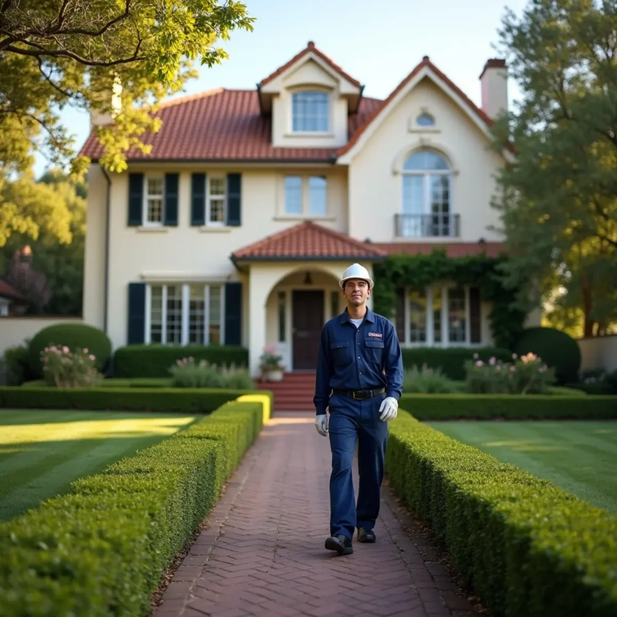Traditional two-story home on a landscaped street in Toluca Lake, CA